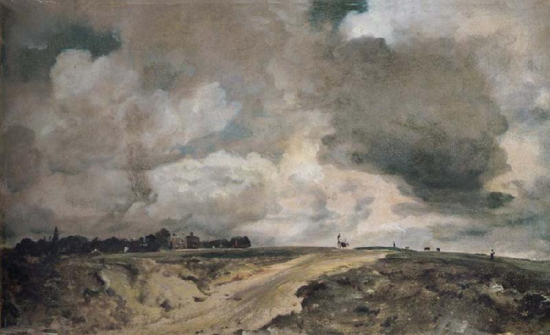 John Constable Road to the The Spaniards,Hampstead 2(9)July 1822 China oil painting art